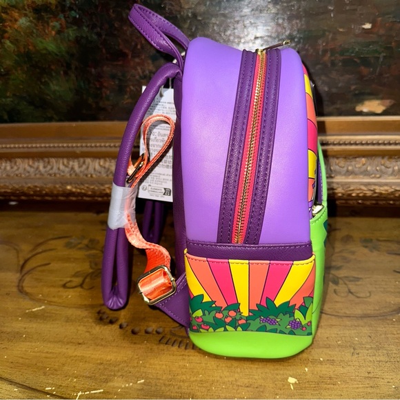 Disney Parks Backpack Loungefly 2024 Epcot Food & Wine Festival Chef Figment NWT - Picture 7 of 17